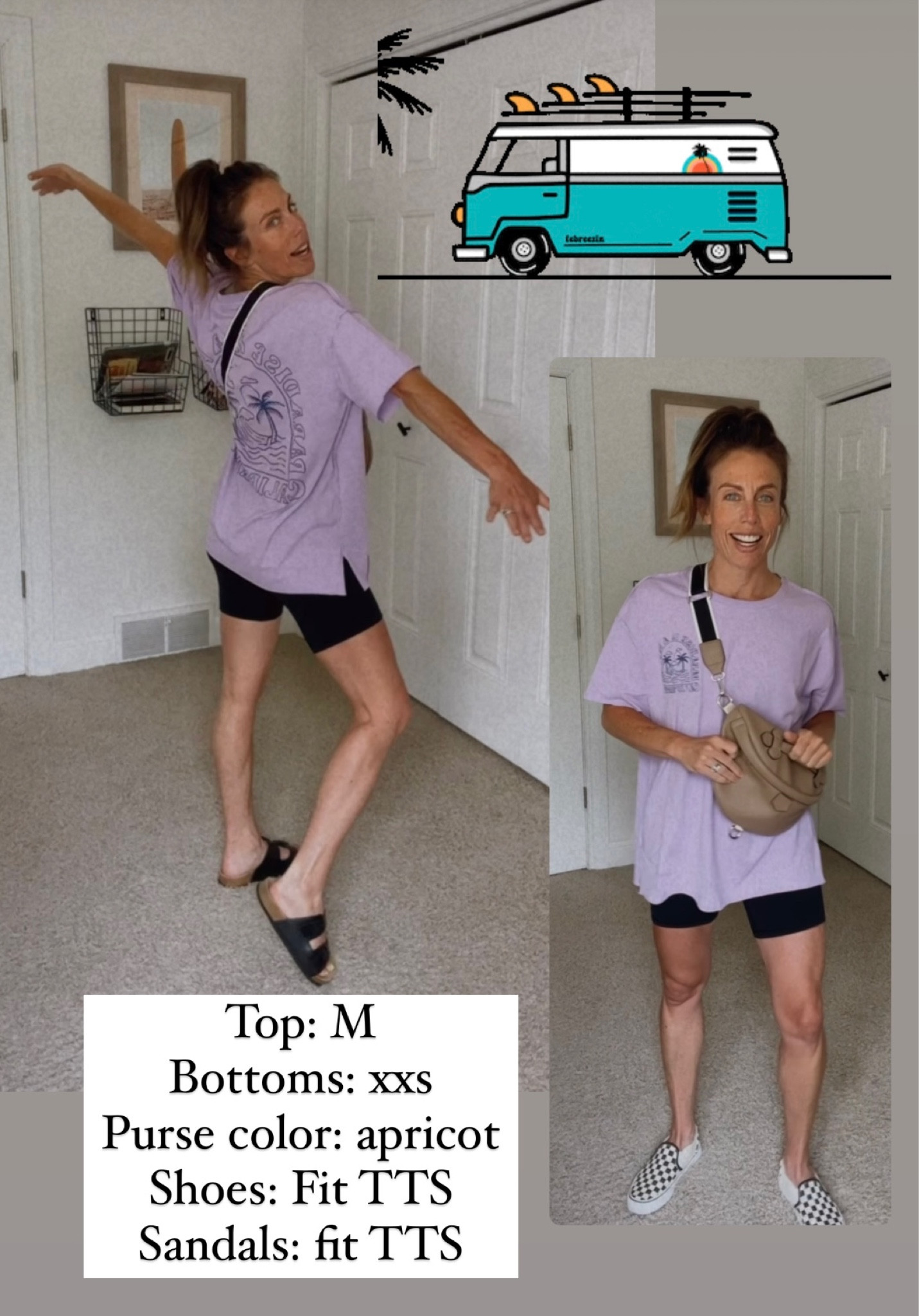 Size down one is shorts!
Size up 2 sizes in top!

#LTKunder50 #LTKitbag #LTKshoecrush