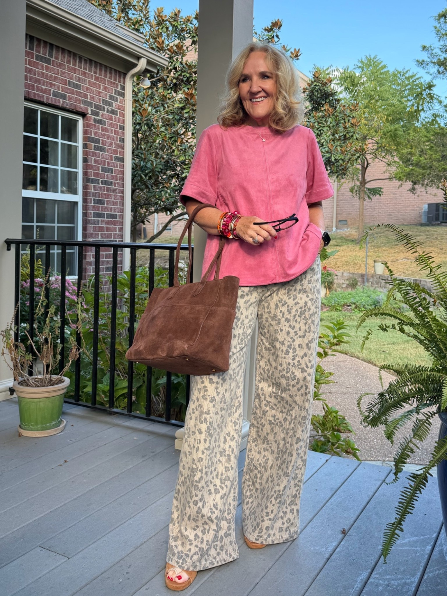 Top size small (pictured in denim)
Jeans size 8 hurry sizes are selling out (exact jeans picture is a Regular denim) 
20% off my bracelets code NANETTE20

#LTKOver40 #LTKootd #LTKMidsize

#LTKvlog