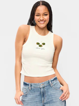 Snug Crop Tank Top | Old Navy (US)