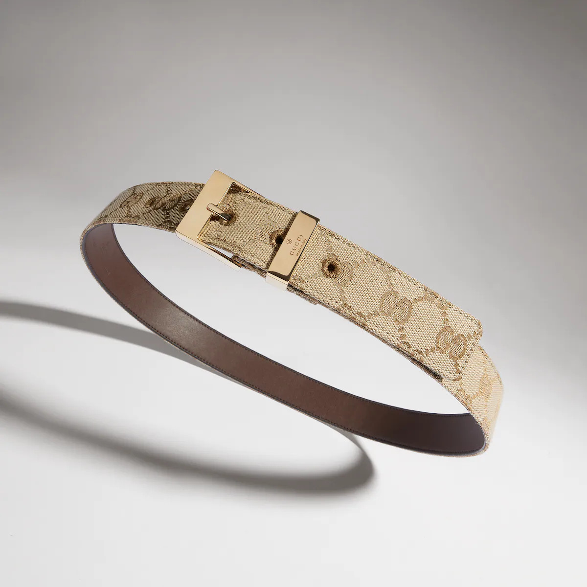 Gucci - Belt with squared buckle | Gucci (US)