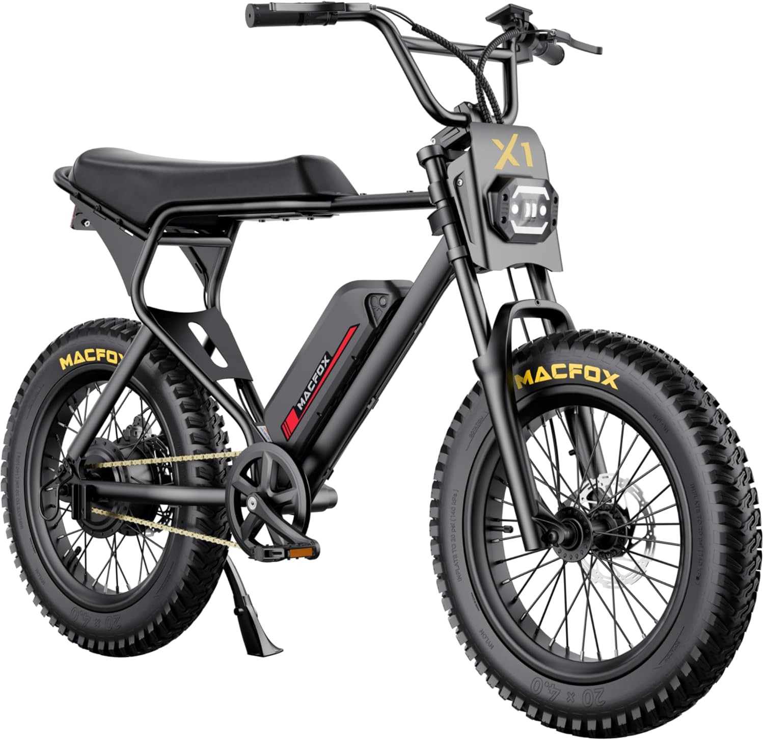 MACFOX X1S 2025 Ebikes for Adults, 750W Electric Bike Wheelie 25 MPH Max Speed, 38 Miles Range(PA... | Amazon (US)