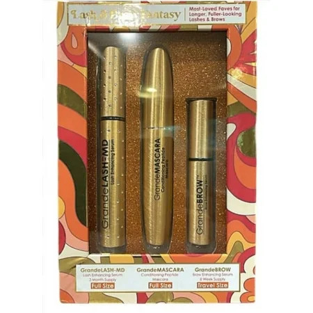 Grande Cosmetics GrandeLASH GrandeMASCARA & GrandeBROW Serum Fantasy Holiday Gift Set | Walmart (US)