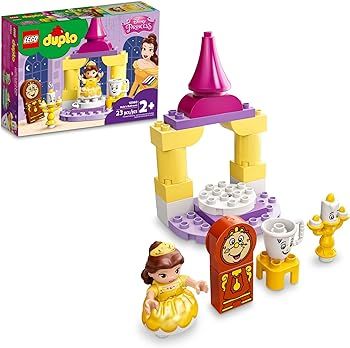 LEGO DUPLO Disney Princess Belle's Ballroom Castle 10960, Beauty and The Beast Building Toy with ... | Amazon (US)