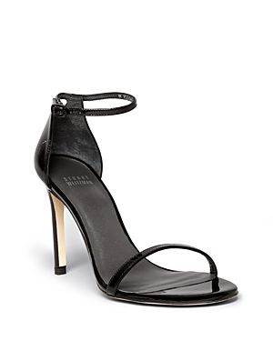 Stuart Weitzman Women's Nudistsong Patent Leather High Heel Sandals | Bloomingdale's (US)