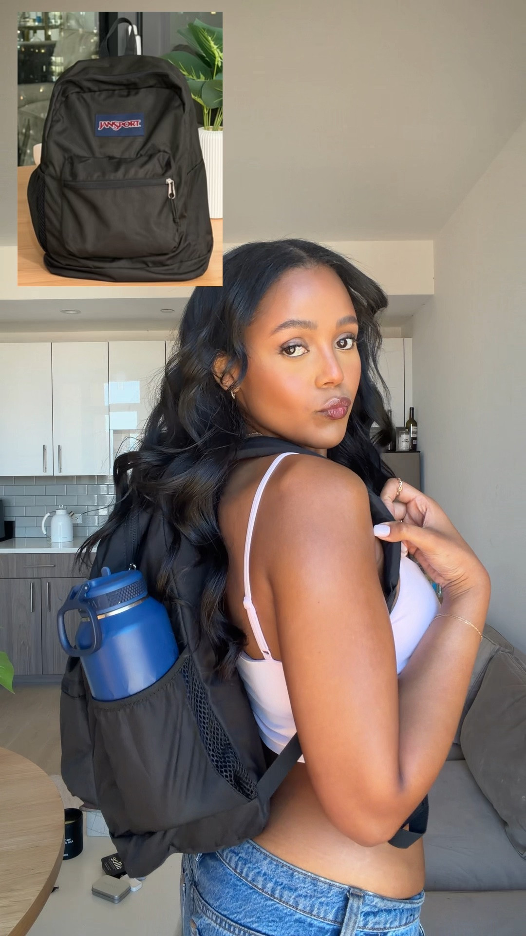 #Ad Different days call for different bags 🤍 From coffee shop workdays to gym sessions, errands, and everything in between, I've been reaching for these JanSport styles lately. I've linked them below so you can check them out. @Target @Jansport #TargetPartner #Target #JanSport