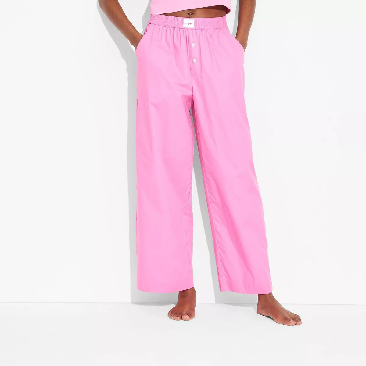 Adult Poppi Sleep Slay Graphic Pajama Pants - Pink | Target