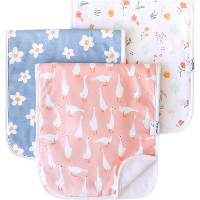 Burp Cloths | Goosie Premium (Prints) Copper Pearl | Maisonette | Maisonette