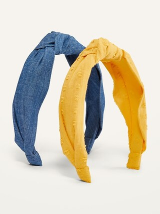 Fabric-Covered Headband 2-Pack for Women | Old Navy (US)