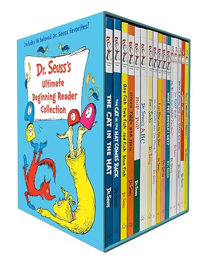 Dr. Seuss's Ultimate Beginning Reader Boxed Set Collection: Includes 16 Beginner Books and Bright... | Amazon (US)