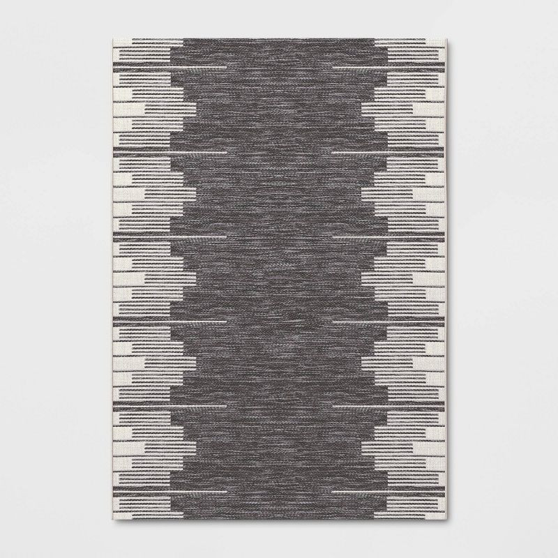Graphic Steps Outdoor Rug Black - Project 62™ | Target