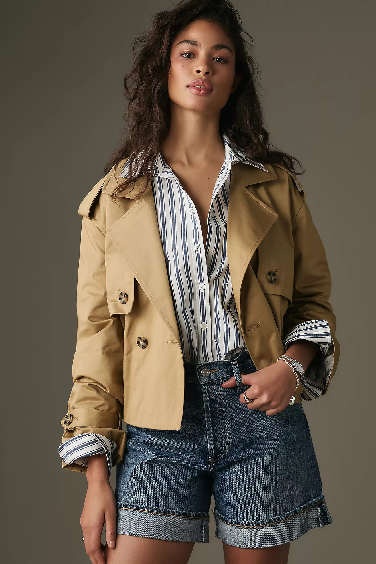 AGOLDE Dame Denim Shorts | Anthropologie (US)