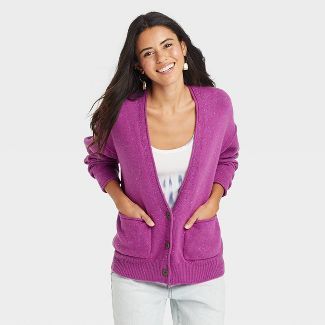 Women's Button-Front Grandpa Cardigan - Universal Thread™ | Target