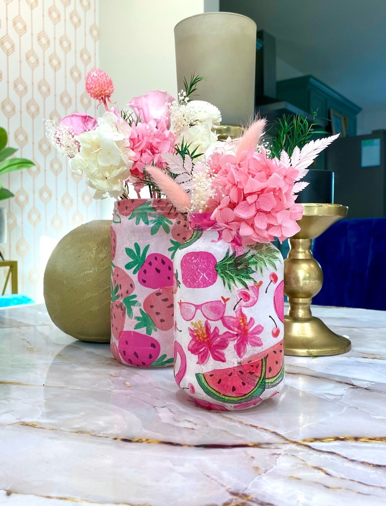 Empty pasta sauce jars to cutie little flower vases 🌸 Perfect to display all the flowers my boys brought home for Mothers Day! 💐 These would also be SO cute for a girls night craft! Everything you need, rounded up here. 



#mothersday #diycrafts #diydecor #recycledmaterials #upcycledcraft springdiy springdecor diyvase crafttok homedecorideas mothers day diy, mothers day craft idea, diy vase, upcycled home decor, glass jar craft, girls night craft idea, easy diy craft

#LTKMothersDay #LTKHome #LTKvlog