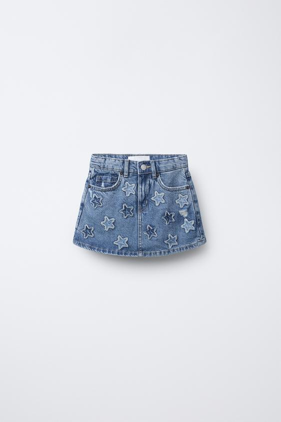 STAR DENIM SKORT | Zara US
