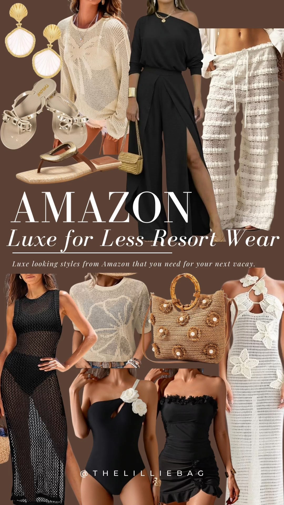 Luxe for less resort wear finds! Chic and classy. 

Vacation outfit. Resort wear. 

#LTKSeasonal #LTKOver40 #LTKTravel