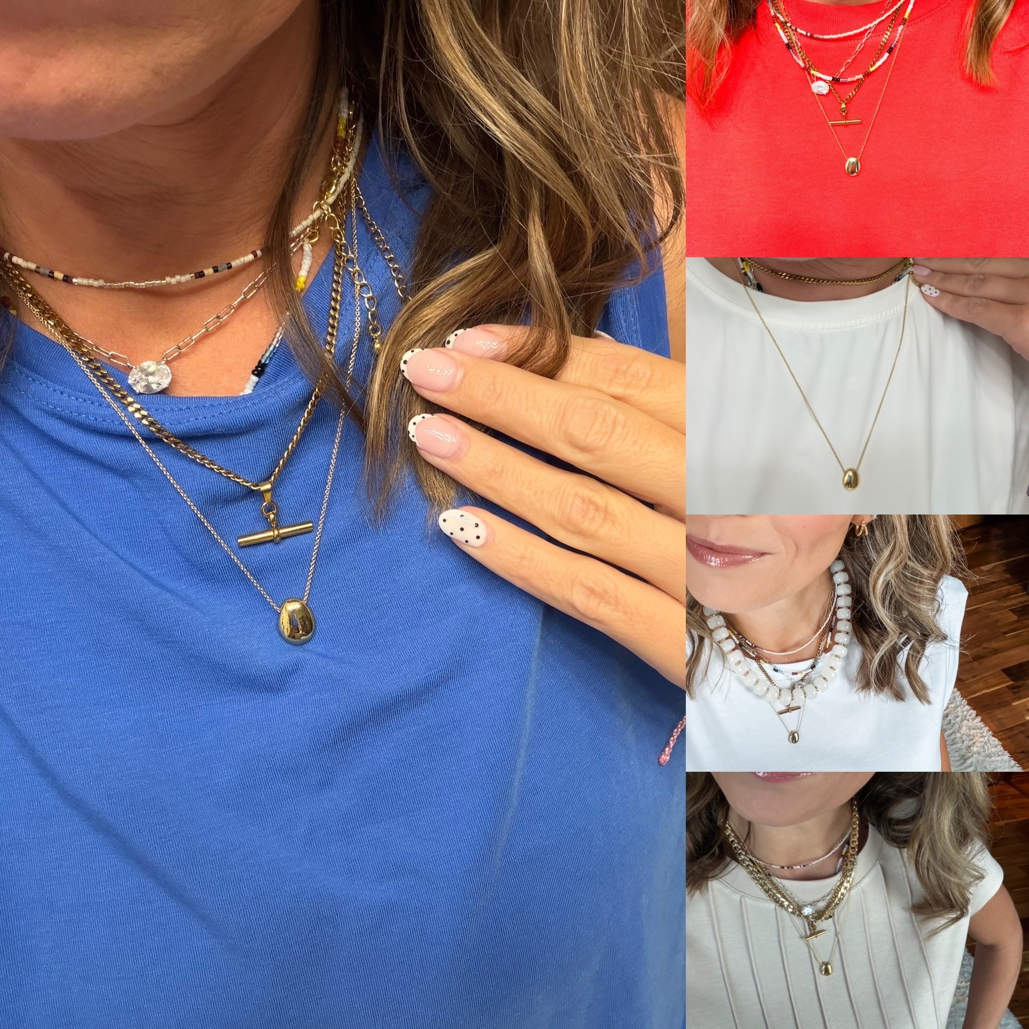 Can you tell I’m obsessing over this pebble necklace? It’s such great quality, a great price point, and I can just leave it on day to day!