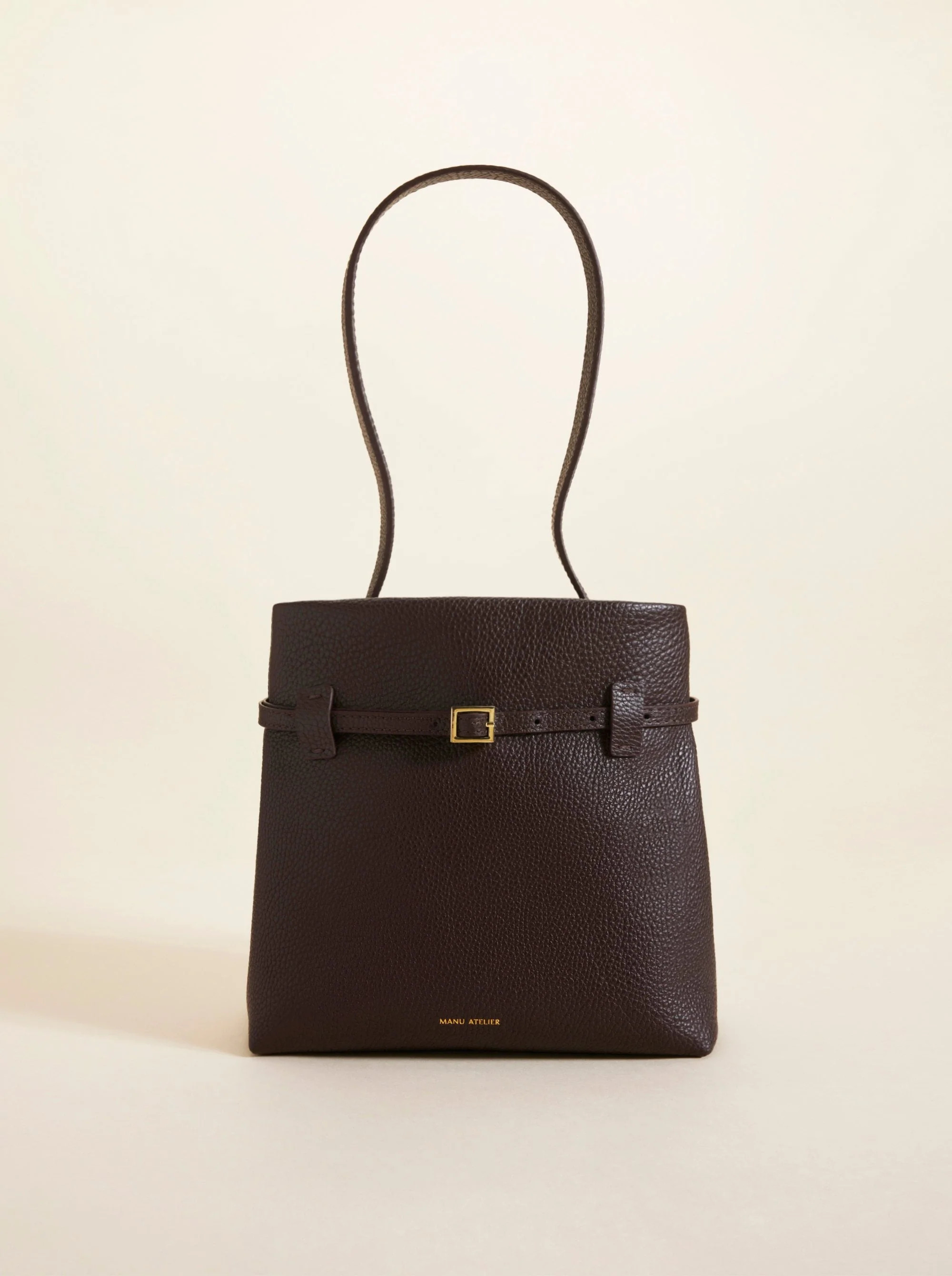 Mini Tote du Jour Deep Brown | Manu Atelier