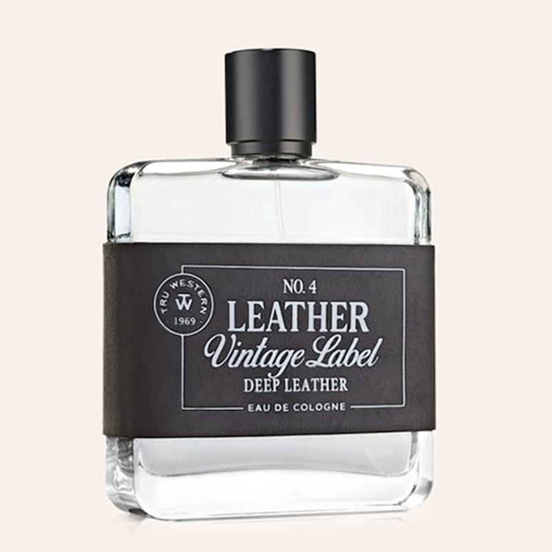 Tru Western No. 4 Leather Vintage Label Deep Leather Cologne | Cavender's