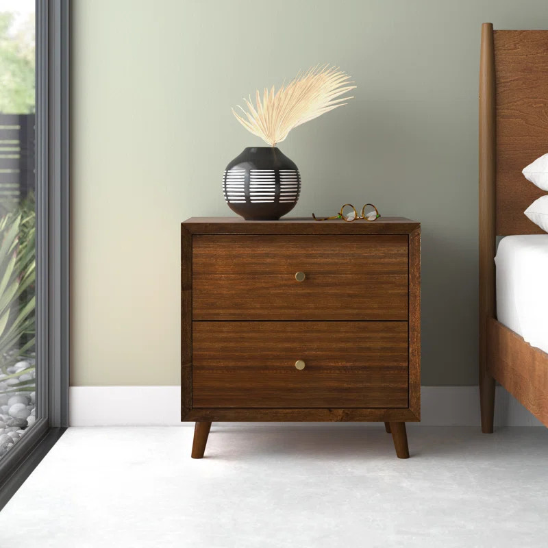 Flossmoor Solid Wood Nightstand | Wayfair North America