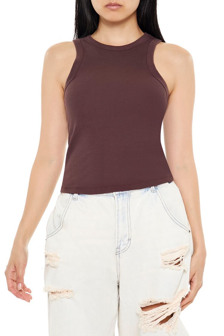 Ribbed Racerback Tank Top | Forever 21