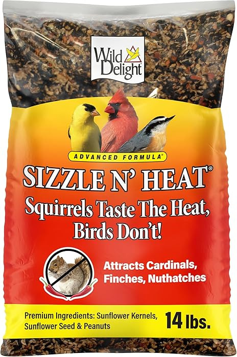 Wild Delight Sizzle N' Heat Bird Food, 14 lb | Amazon (US)