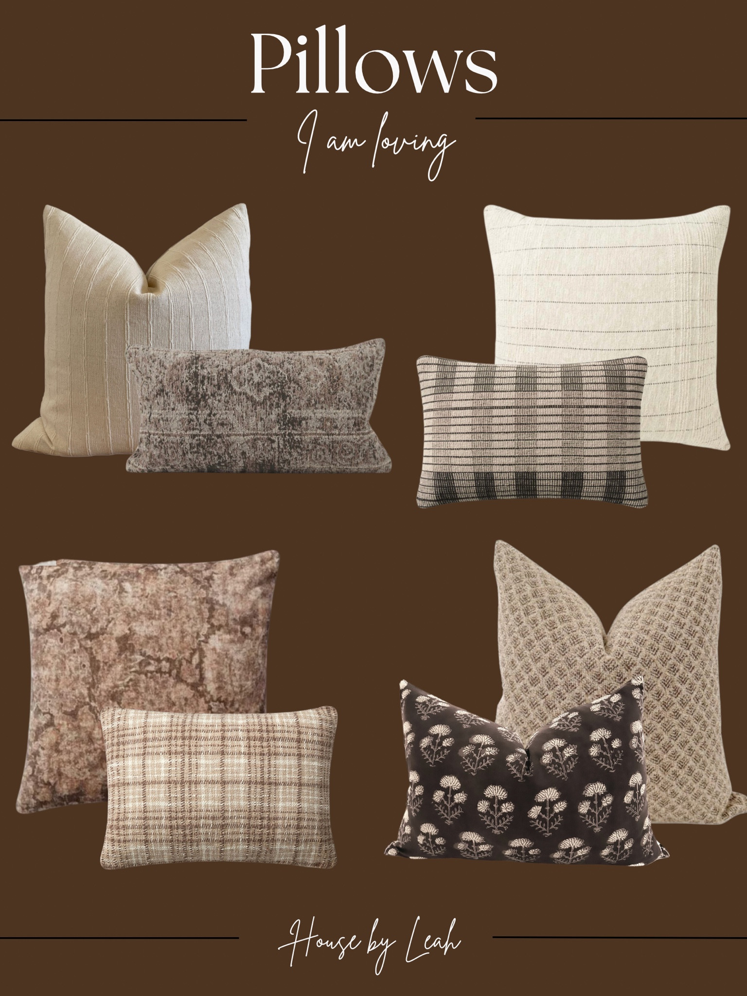 Pillow combinations linked below! Perfect for fall 🤎

Fall decor | fall home | fall inspo | home decor | home inspo | transitional design | interior design 

#LTKSeasonal #LTKHome