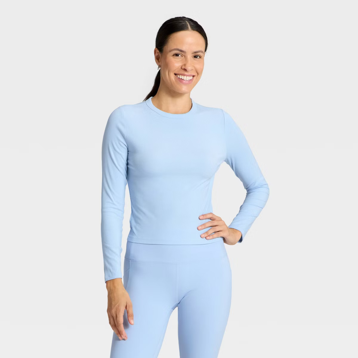 Women's Modal Ribbed Long Sleeve Top - All In Motion™ | Target