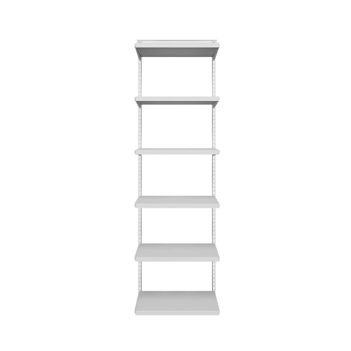 Elfa Décor 2' White Basic Shelving Units for Anywhere | The Container Store