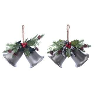 Assorted 11" Winter Woodlands Holiday Double Bell Wall Accent by Ashland® | Michaels Stores