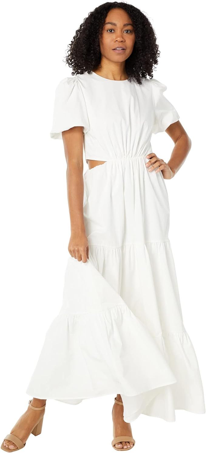 WAYF Women's Plaza Cut Out Tiered Maxi Dress | Amazon (US)