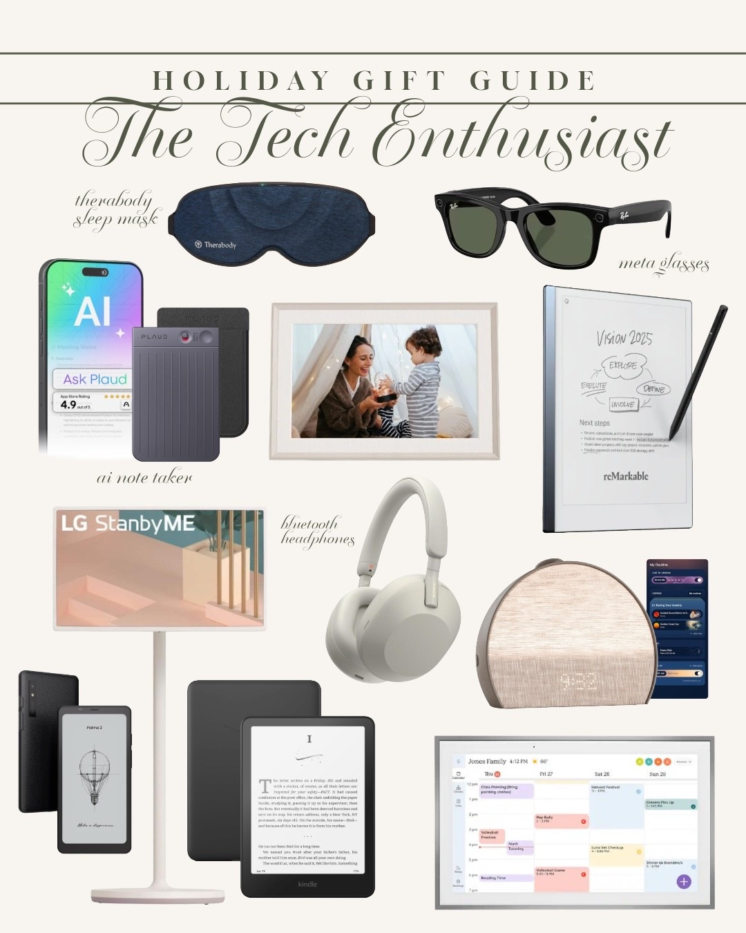 Gift ideas for tech lovers 

#LTKSeasonal #LTKHoliday #LTKGiftGuide