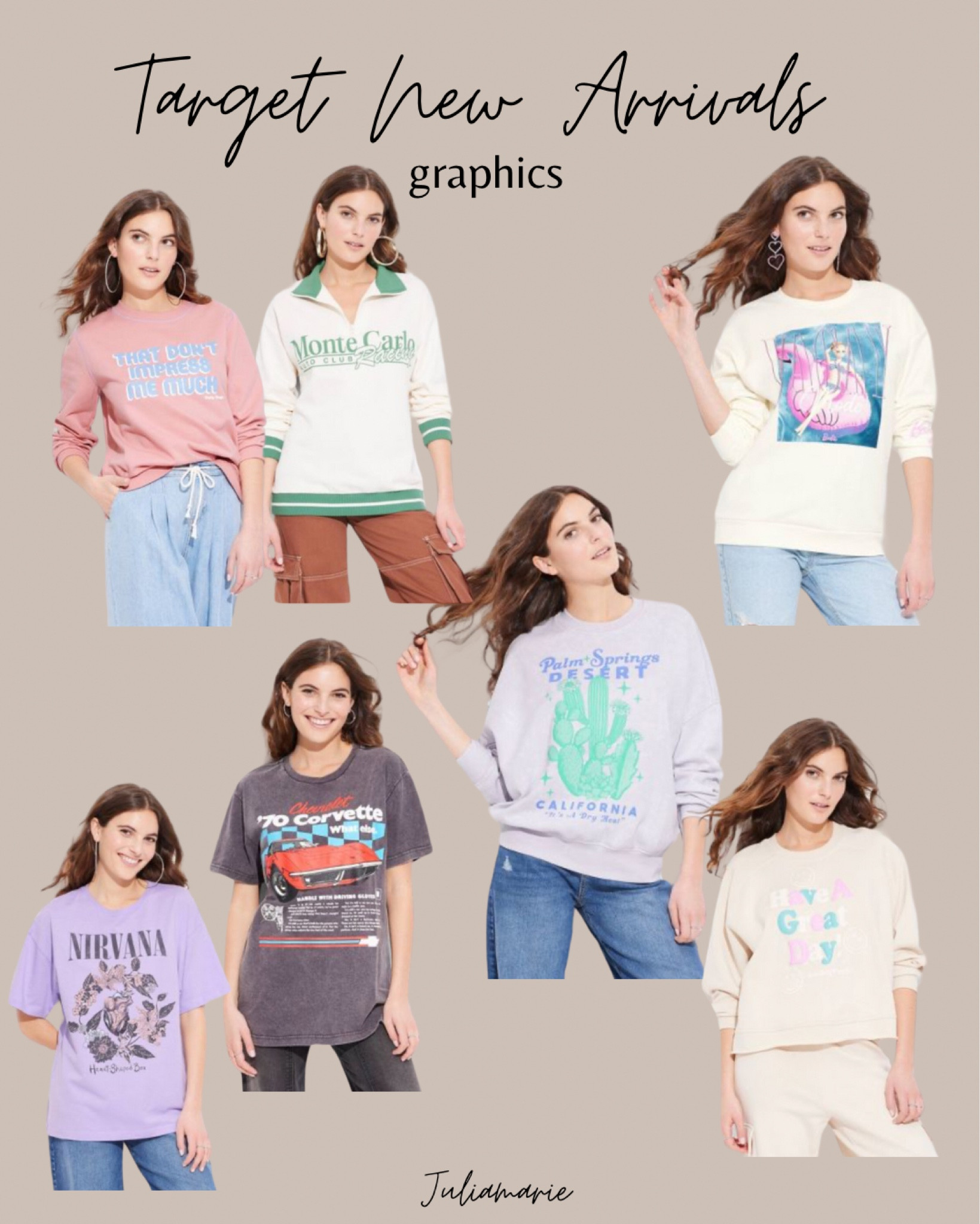 Target new graphic tees & crewnecks

#LTKfindsunder50 #LTKsalealert #LTKstyletip