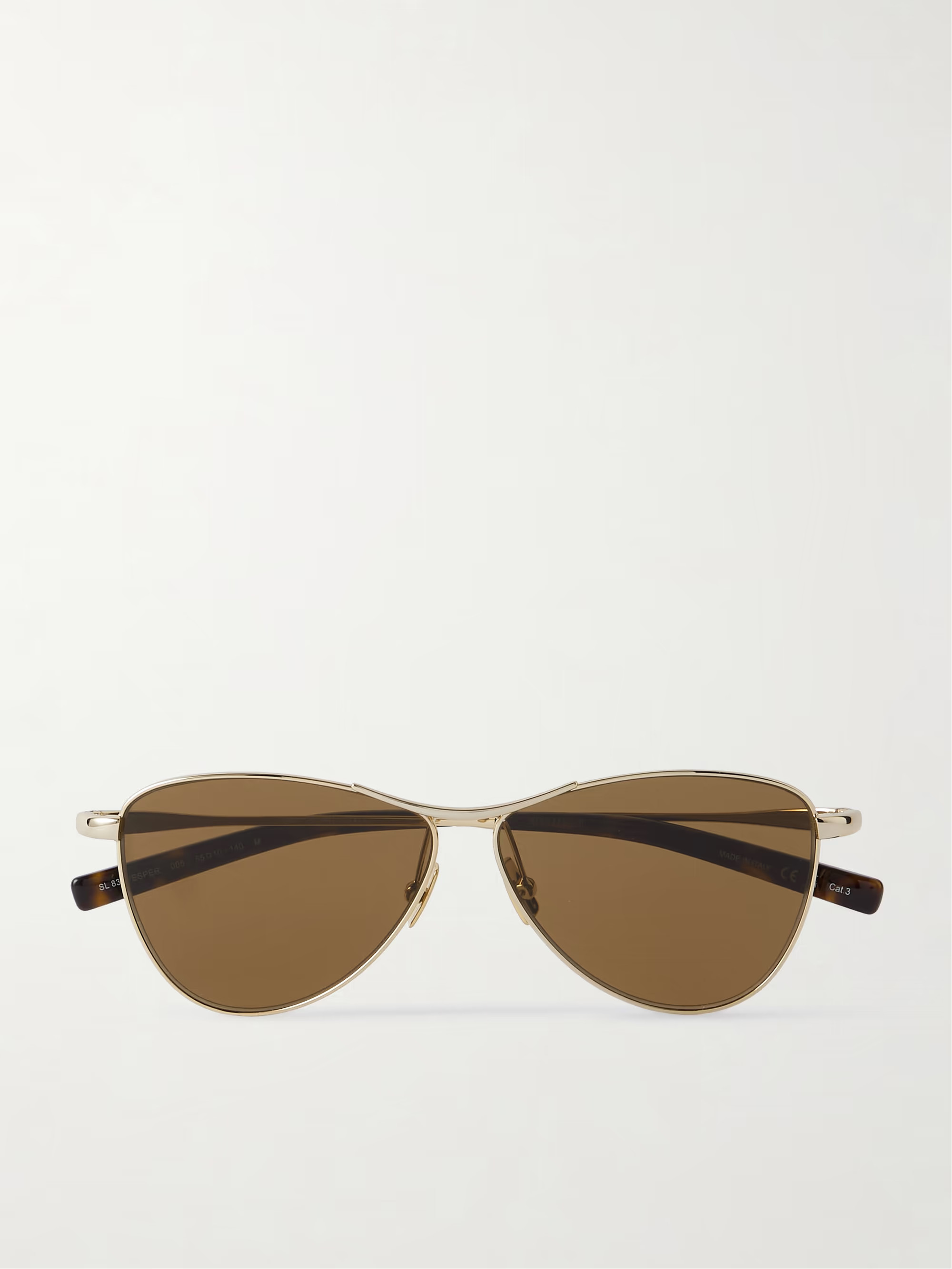 Vesper small aviator-style gold-tone sunglasses | NET-A-PORTER (US)