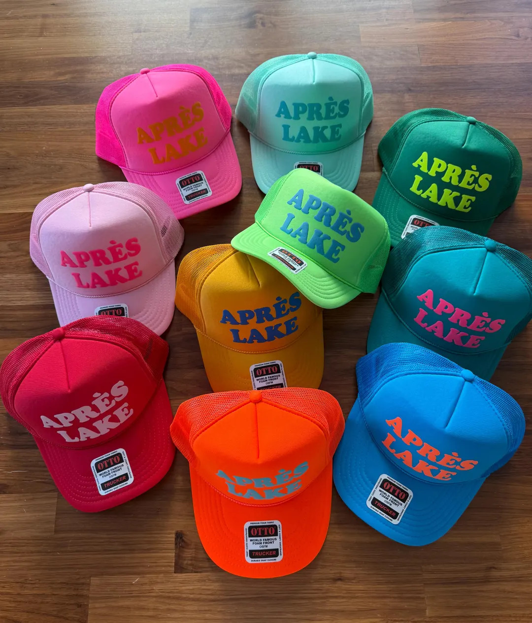 Après Lake Custom Puff Print Trucker Hat, Family Vacation Custom Hat, Lake Custom Trucker Hat, B... | Etsy (US)