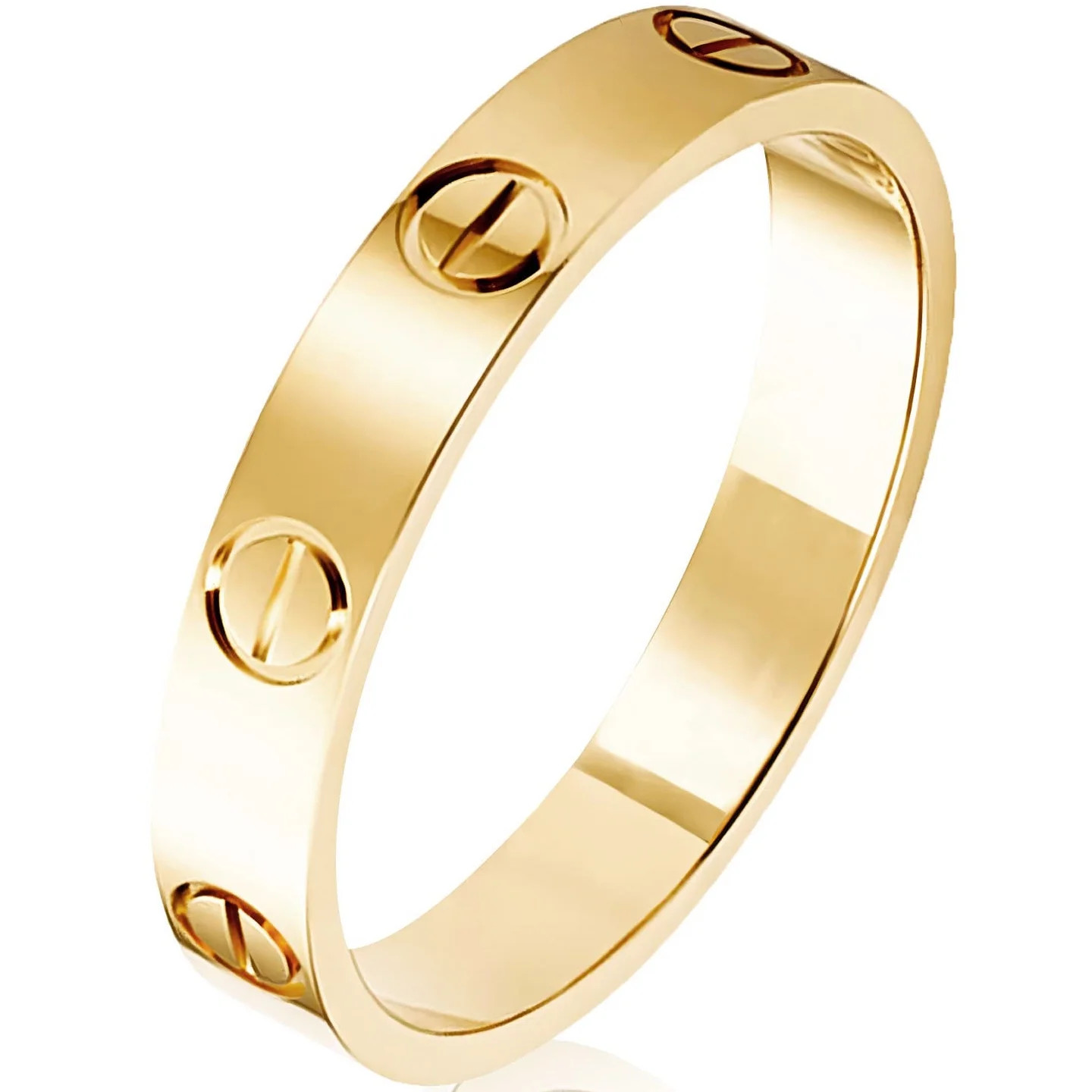 Love Rings with Screw Design for Women Band Promise Rings 18k Titanium Steel Jewelry Birthday Gif... | Walmart (US)