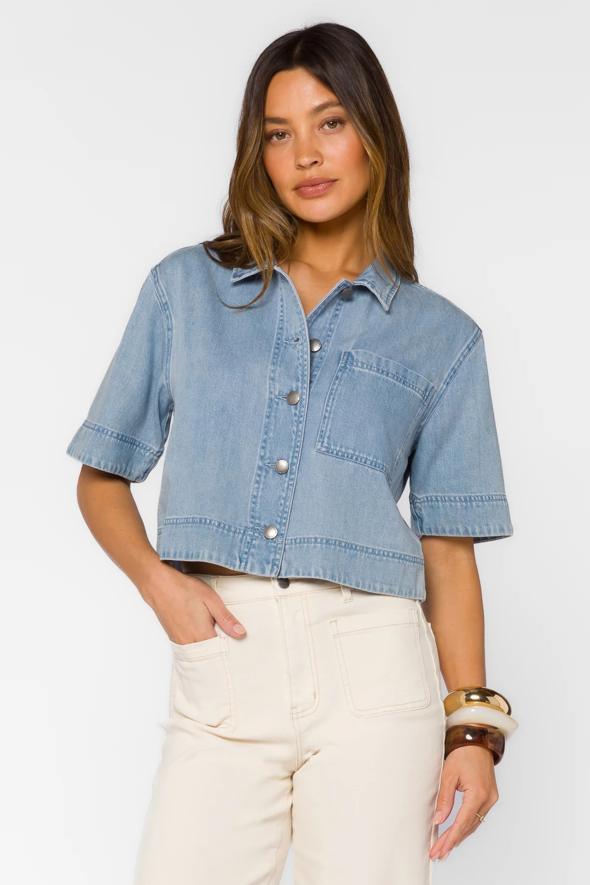 Heather Cloud Shirt | Velvet Heart Clothing