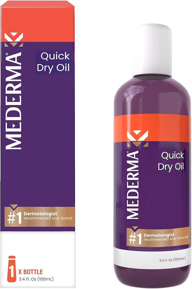 Mederma Quick Dry Oil, Scar and Stretch Mark Treatment, Helps to Improve the Appearance with Natu... | Amazon (US)
