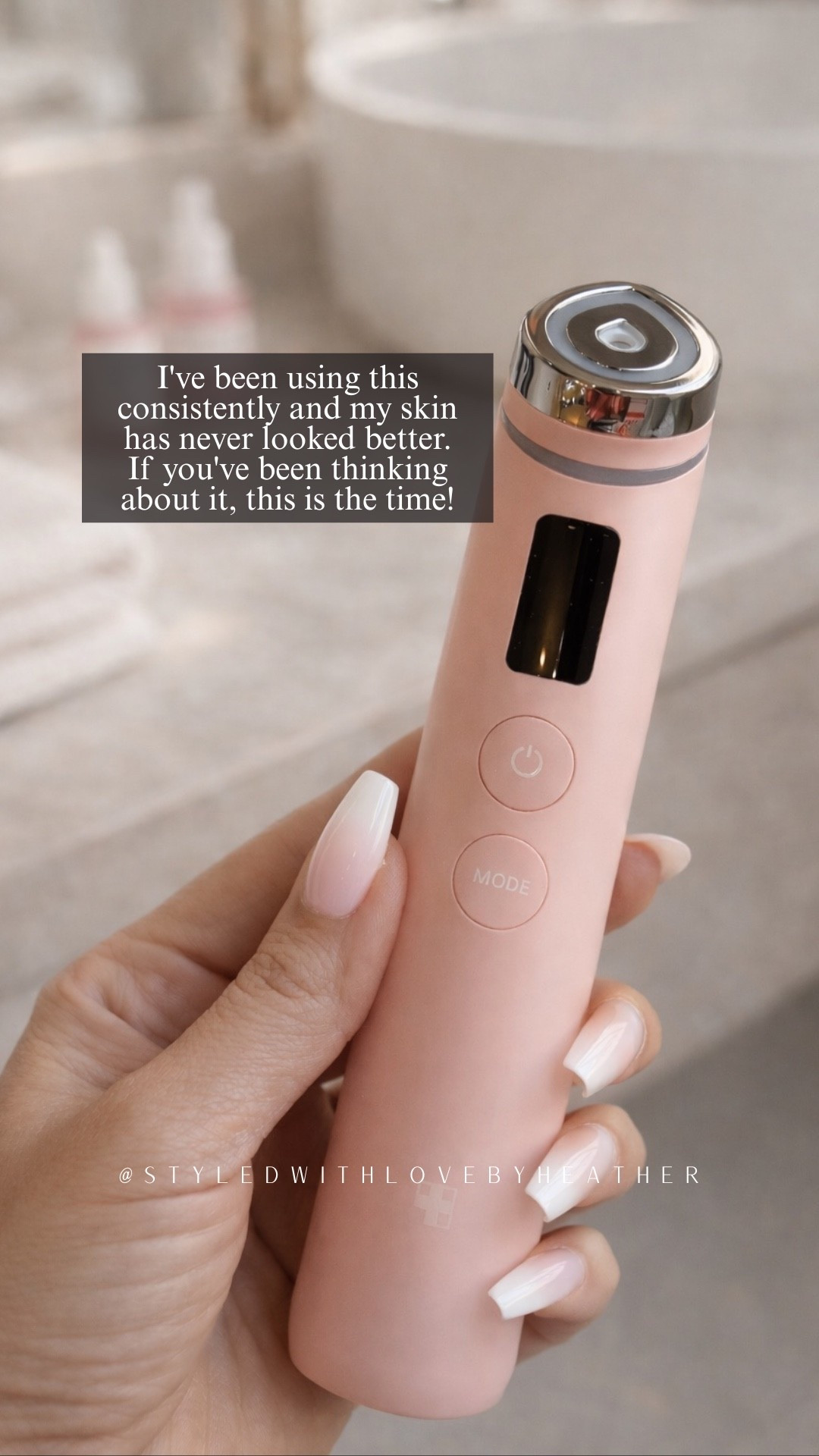 This skincare tool has completely changed my routine. I’ve been using it consistently, and my skin has never looked smoother, brighter, or more refreshed. It’s one of those beauty investments that I genuinely use all the time, and I always notice the difference when I do. 💗

#LTKbeauty #LTKsummer #LTKtravel