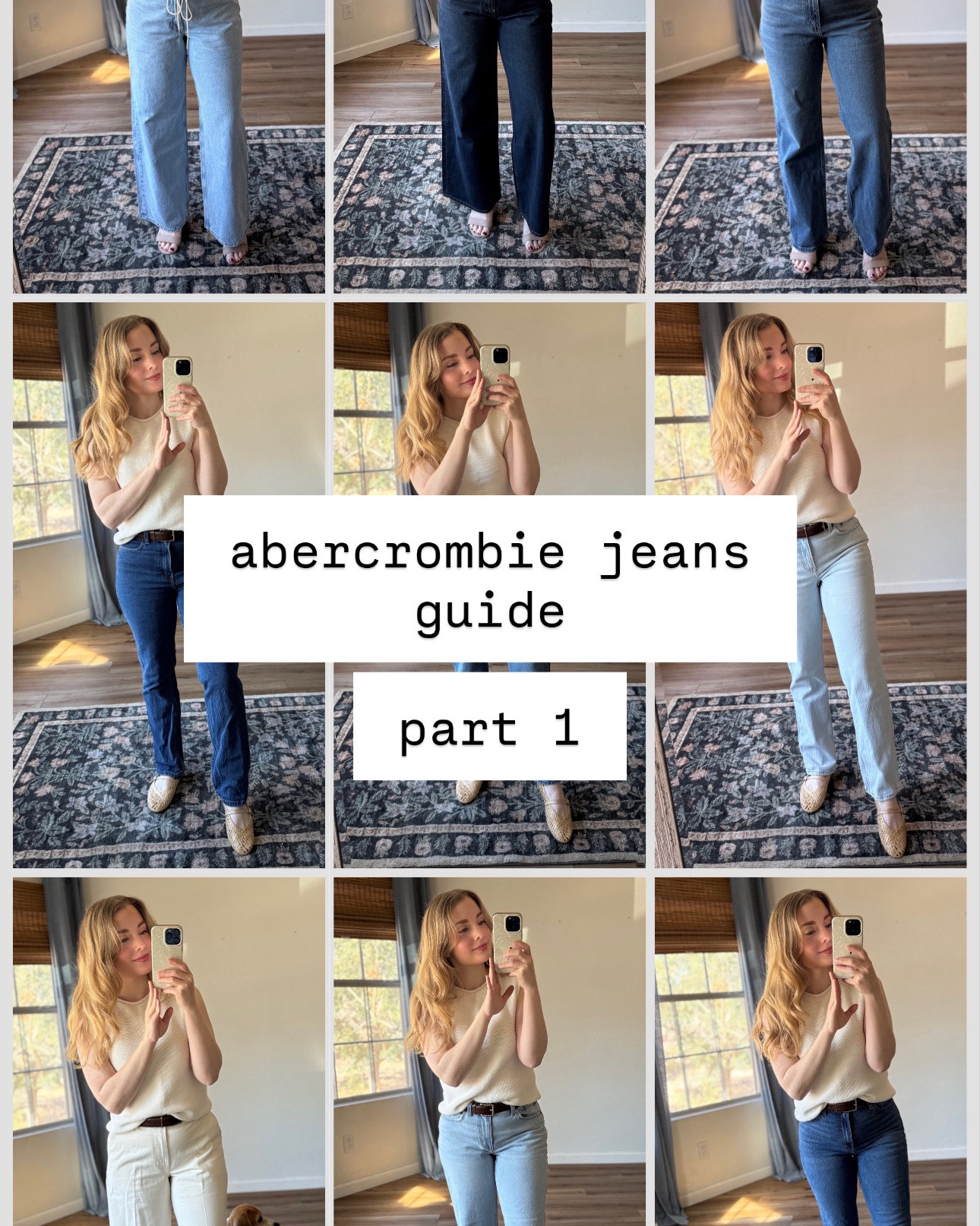 

i tried on 10 different @abercrombie jeans styles and was surprised by the styles i ended up loving!

all jeans are in my normal curve love 26 short, except the ankle straight jeans are in a 26 regular (i find the short too cropped for my liking)

my body type: 5’2 ish pear shape. usually a 26 petite.

low rise ultra loose - an unexpected fav! flattering, fun and cool. runs big, so i immediately ordered a smaller size before they sold out.

high rise wide leg - love! chic & flattering. a lil more structured looking than the ultra loose. tts, maybe on the big side

high rise loose - my go to pair. i’ve had these for 3 years now. they are flattering + can be dressed up or down. tts

ultra high rise 90s straight - i’ve had these for 3+ years and i don’t wear them as much these days. the ultra high rise is starting to feel a little outdated and uncomfortable tbh. i do love them in the fall with a heeled bootie though! tts

high rise 90s straight - a little less intense of a high rise as the ultra high rise. i did love these, but not as much as the more relaxed fits. tts

mid rise 90s straight - my everyday pair! mid rise is my new standard! same fit as the ultra and high rise, but mid rise. they fit just below my belly button. i wear this pair of jeans allll the time. tts

high rise 90s relaxed - i personally only love these with a heeled shoe. otherwise, i feel a little sloppy. they aren’t baggy enough to look fun & cool like the low rise ultra loose, but they aren’t fitted and chic like the straight. however, with heels? obsessed! tts

mid rise boy - these used to be on the site, but now they are not? maybe a super old style? i didn’t like them. they felt boxy and scrunched around the zipper. tts

high rise trouser jean - obsessed! perfect for work, going out and casual chic outfits. these run a tiny bit big, but i also think having a little room adds to the style. 

ultra high rise ankle straight - i used to love this fit, but i rarely wear them now. they give me skinny jeans vibes now. tts. 

#LTKSpringSale #LTKootd #LTKSaleAlert