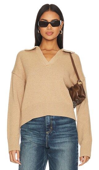 Lucie Sweater in Camel | Revolve Clothing (Global)