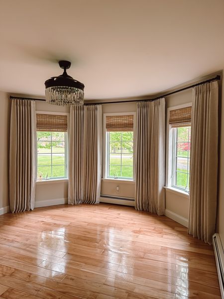 Bay window curtains and shades !

#LTKHome #LTKStyleTip