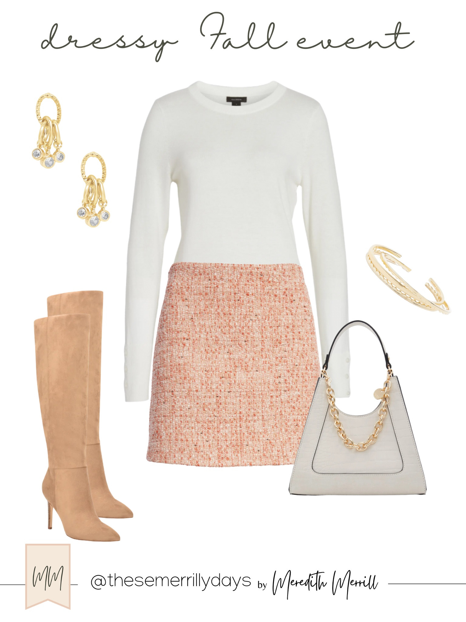 Love this tweed skirt for a dressy event this Fall! The boots are on sale - $40 off 
and available in other colors 


#LTKstyletip #LTKshoecrush #LTKsalealert