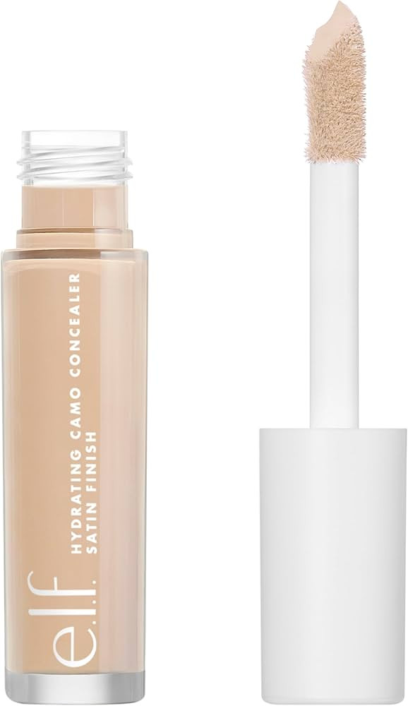 e.l.f. Hydrating Camo Concealer, Lightweight, Full Coverage, Long Lasting, Conceals, Corrects, Co... | Amazon (US)