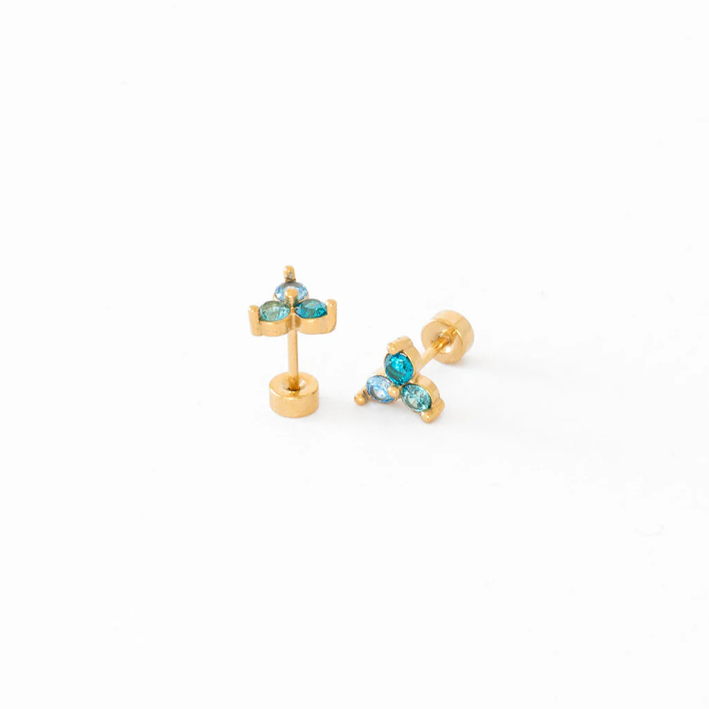 Ombre Gem Stud Earrings | Pip Pop Post