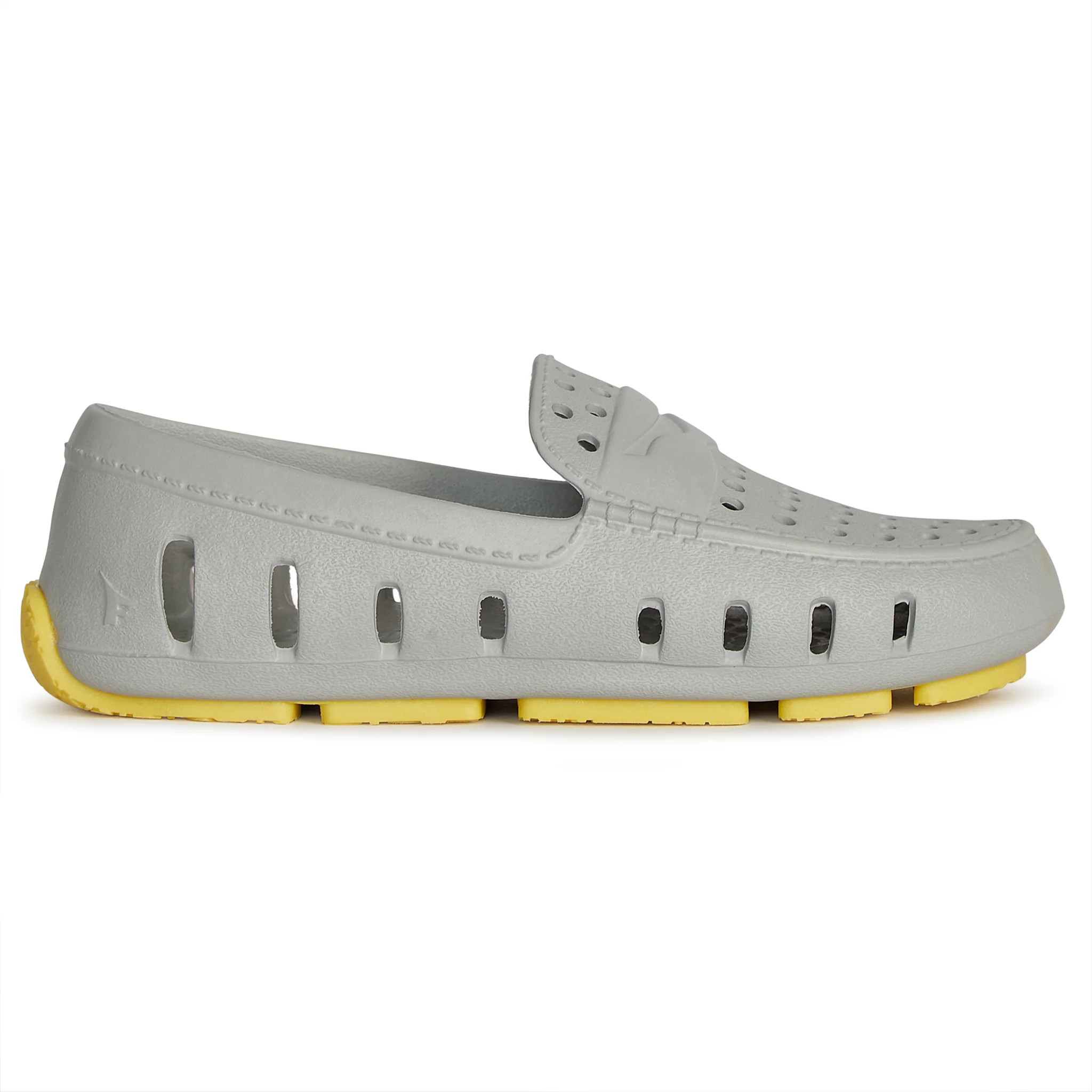Kid’s Prodigy Driver Foam Shoe | Harbor Mist Gray/Lemon Tonic | Floafers