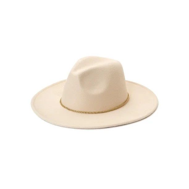 No Boundaries Women's Embroidered Fedora Hat | Walmart (US)