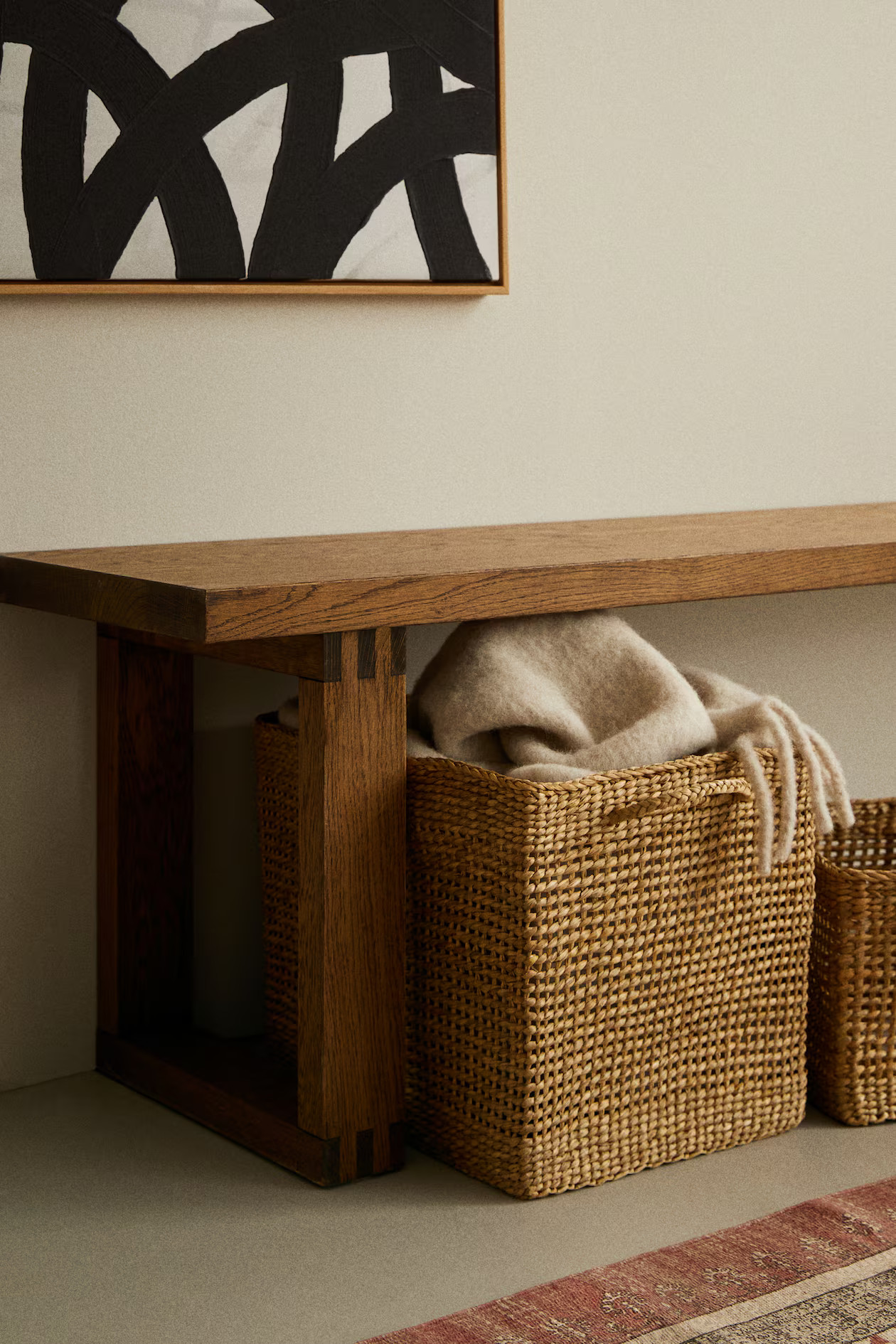 Large Straw Storage Basket | H&M (US + CA)