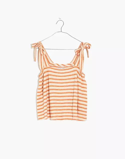 Texture & Thread Tie-Strap Tank Top in Stripe | Madewell