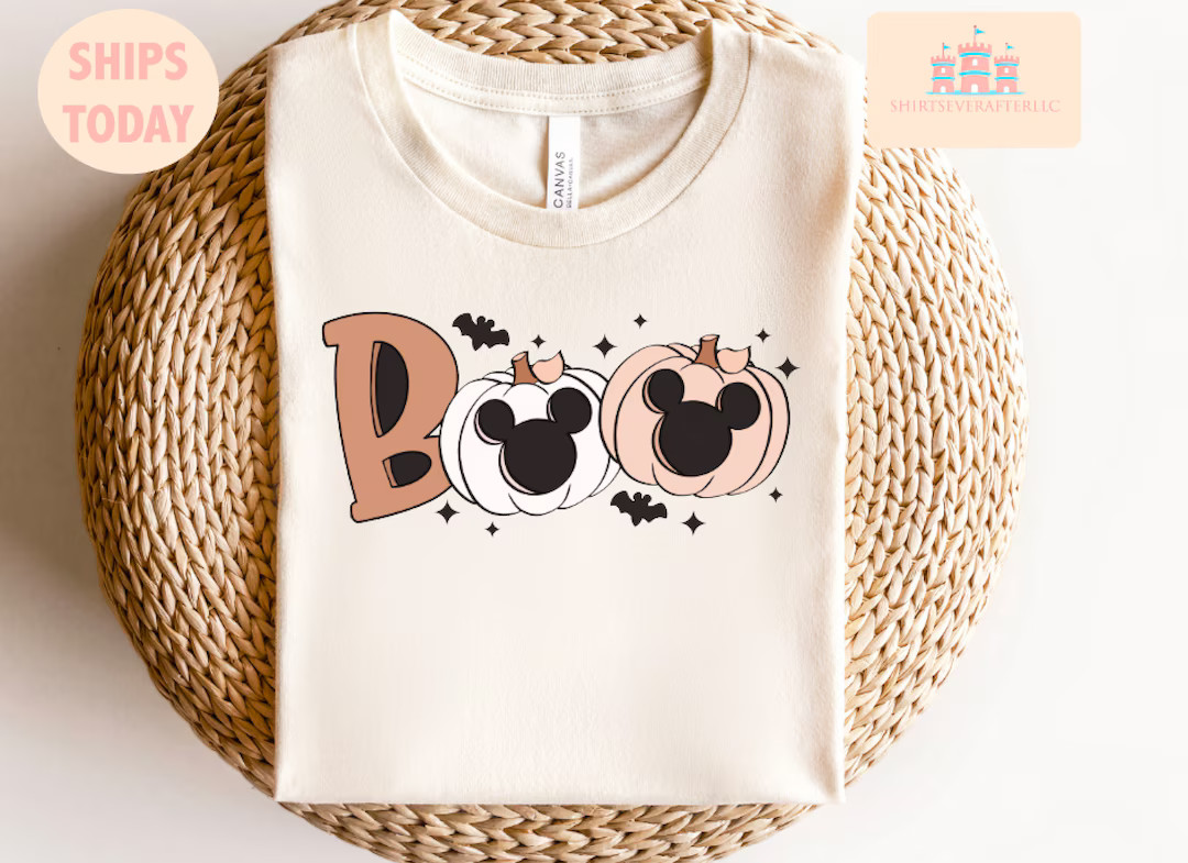 Hey Boo Mickey Halloween Shirt the Most Magical Place Fall - Etsy | Etsy (US)