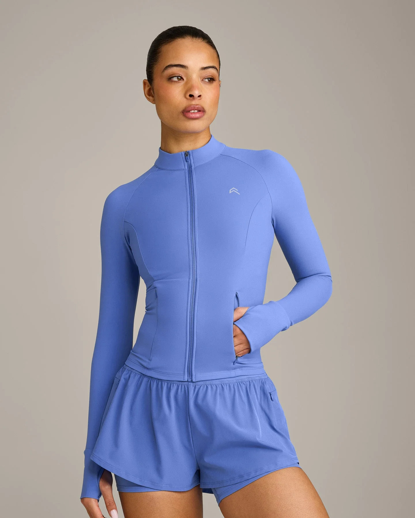 UnifiedMove\u2122 Jacket with Reflective Logo 
 Glaucous Blue | Oner Active (UK / US)